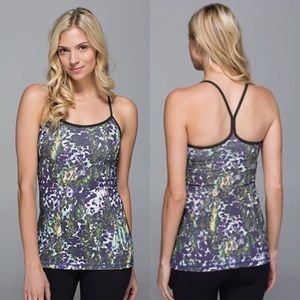 lululemon athletica Y Power Tank Luon, floral/dot